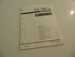 Yamaha Virtual Acoustic Tone Generator VL70-M Service Repair Manual Schematics. Fixed Price $23.06.