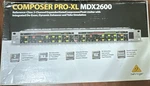 Behringer Composer Pro-xl MDX2600 2-CHANNEL Rack Expander Gate Compressor. Fixed Price $117.59.