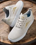 Lakai Bristol Size 5 White Gold Suede Skater Shoes Deluxlite Para-mount New. Fixed Price $34.95.