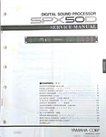 Yamaha SPX50D Rack Mount Digital Sound Processor Original Service Manual Book. Fixed Price $34.99.