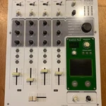 Korg KM-402 Four Channel Dj Mixer W/h Intergrated Kaoss Digital Effects Pad. Fixed Price $498.89.