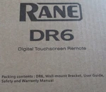 Rane Commercial DR6 Lowest Price Guarantee New Digital Touchscreen Remote White. Fixed Price $229.00.