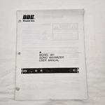 Bbe Sound Inc. 461 Sonic Maximizer User Manual. Fixed Price $15.99.