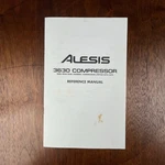 Vintage Alesis 3630 Compressor Reference Manual. Fixed Price $20.00.