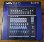 Samson Mixpad 14-CHANNEL Analog Stereo Mixer With Effects And Usb MXP144FX. Fixed Price $215.00.