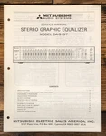 Mitsubishi DA-G157 Equalizer Service Manual *original*. Fixed Price $19.97.