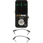 Electronic Polytune 3 Noir Mini Polyphonic Tuning Pedal With Ebs Patch Cables. Fixed Price $73.90.