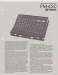 #MISC-0112 1970S Yamaha PM-430 Sound Mixer Specification Instruction Manual. Fixed Price $12.00.