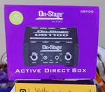 On-stage DB1100 Active Direct Box With Stereo-to-mono Summing. Actual Pics!. Fixed Price $101.99.