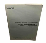 Vintage Roland RSP-550 Signal Processor Japanese Owner Manual Instruction Book. Fixed Price $39.98.