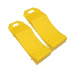 Zonetech TS0004 Tire Saver Ramps, 2 Pack, Yellow. Fixed Price $26.63.