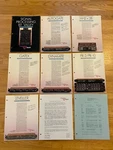 Lot Of 9 Valley Catalog Sell Sheet Brochure Signal Processor Audio Studio Gear. Fixed Price $19.99.