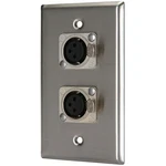 Pro Co WP1013 (2) Xlr Female Wallplate Single Gang. Fixed Price $31.93.