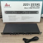 Black Dbx 223XL Stereo 2-WAY/MONO 3-WAY Crossover Rack Mountable Us New. Fixed Price $100.00.