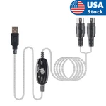 Usb In-out Midi Interface Cable Converter To Pc Music Keyboard Adapter Cord. Fixed Price $9.59.