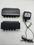 Rdl RU-MX5 Five Channel Pro Audio Microphone & Line Mixer Pair Whit A/c Adap. Fixed Price $90.00.