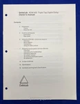 Original Deltalab Adm 465 Owner's Manual. Fixed Price $17.95.