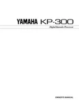 Yamaha KP-300 Karaoke Processor Owners Manual. Fixed Price $22.24.
