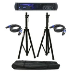 Peavey IPR2 Pro Audio Speaker Amplifier 2000W Stands & Speakon Cables. Fixed Price $679.99.