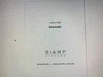 Biamp Audio Service Manual Digital Megapack. Fixed Price $7.99.