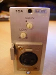 Toa H-02 Microphone Preamplifier Module Female Xlr Gain + Low Cut Filter. Fixed Price $29.99.
