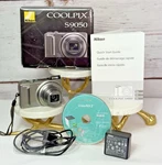 Nikon Coolpix S9050 Digital Camera 12.1MP 15.5X Zoom Full Hd Battery Charger Set. Fixed Price $129.00.