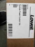 Lowell RPC-15 Remote Power Control Duplex Outlet 15A 6 Ft Cord New Sealed Box. Fixed Price $99.00.