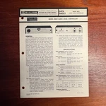 Vintage Shure Model M62V Audio Level Controller Data Sheet. Fixed Price $20.00.