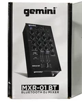 Gemini MXR-01 Bt 2-CHANNEL Professional Dj Mixer With Bluetooth Input. Fixed Price $78.00.