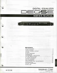 Yamaha DEQ5E Digital Equalizer Service Manual Schematics Parts List. Fixed Price $5.00.