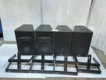 (4) Meyer Sound UPA-1P Compact Wide Coverage Loudspeaker W/yokes Ths). Fixed Price $5990.00.