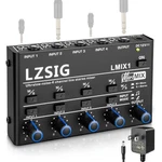 Lzsig Mini Audio Mixer,stereo Line For Sub-mixing,ultra LOW-NOISE,4-. Fixed Price $49.99.