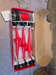 Great "la Cacuracha" Music Air Horn Red Trumpet W/ Compressor 0129. Fixed Price $40.00.