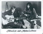 Press Photo Alvin Lee & Mylon Lefevre Play Acoustic Guitars. Fixed Price $17.99.