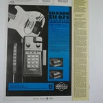 Vintage 22X30CM Magazine Advert Cutting Shadow 075 Midi Guitar System. Fixed Price $13.33.