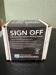 Pro Co Sign Off Latching Mic Mute Switch. Fixed Price $75.00.