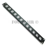 12-HOLE 1U Audio Rack Panel Chassis Mount For Neutrik Size Xlr 1/4 Trs Speakon. Fixed Price $15.99.