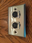 Pro WP1013 Single Gang Wallplate With 2 Xlrf Connector Rs, Steel. Fixed Price $17.94.